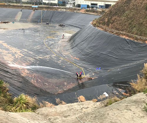 雨山废水池清理