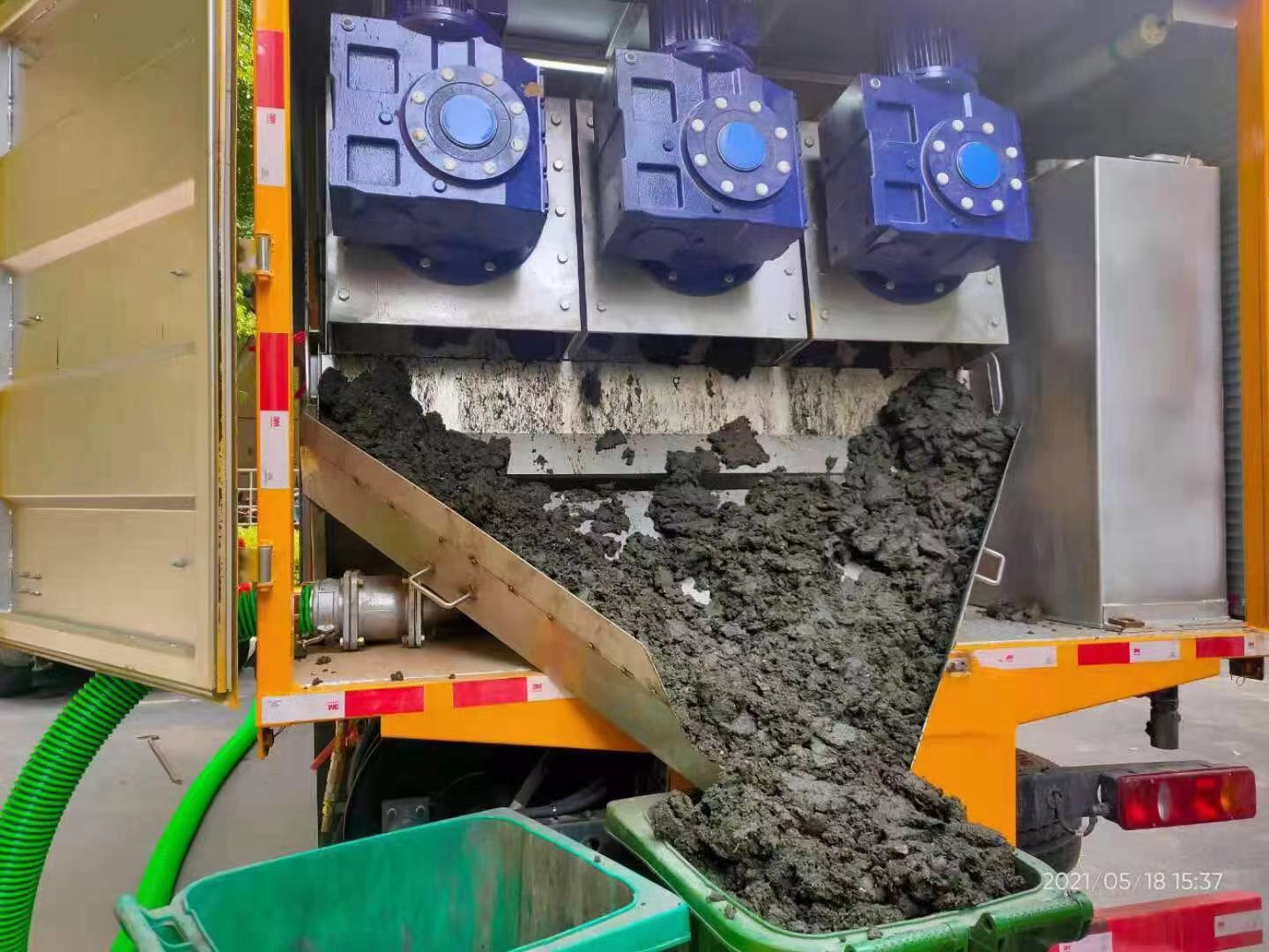 雨山化粪池清掏城市维护站-泥浆净化干湿分离处理